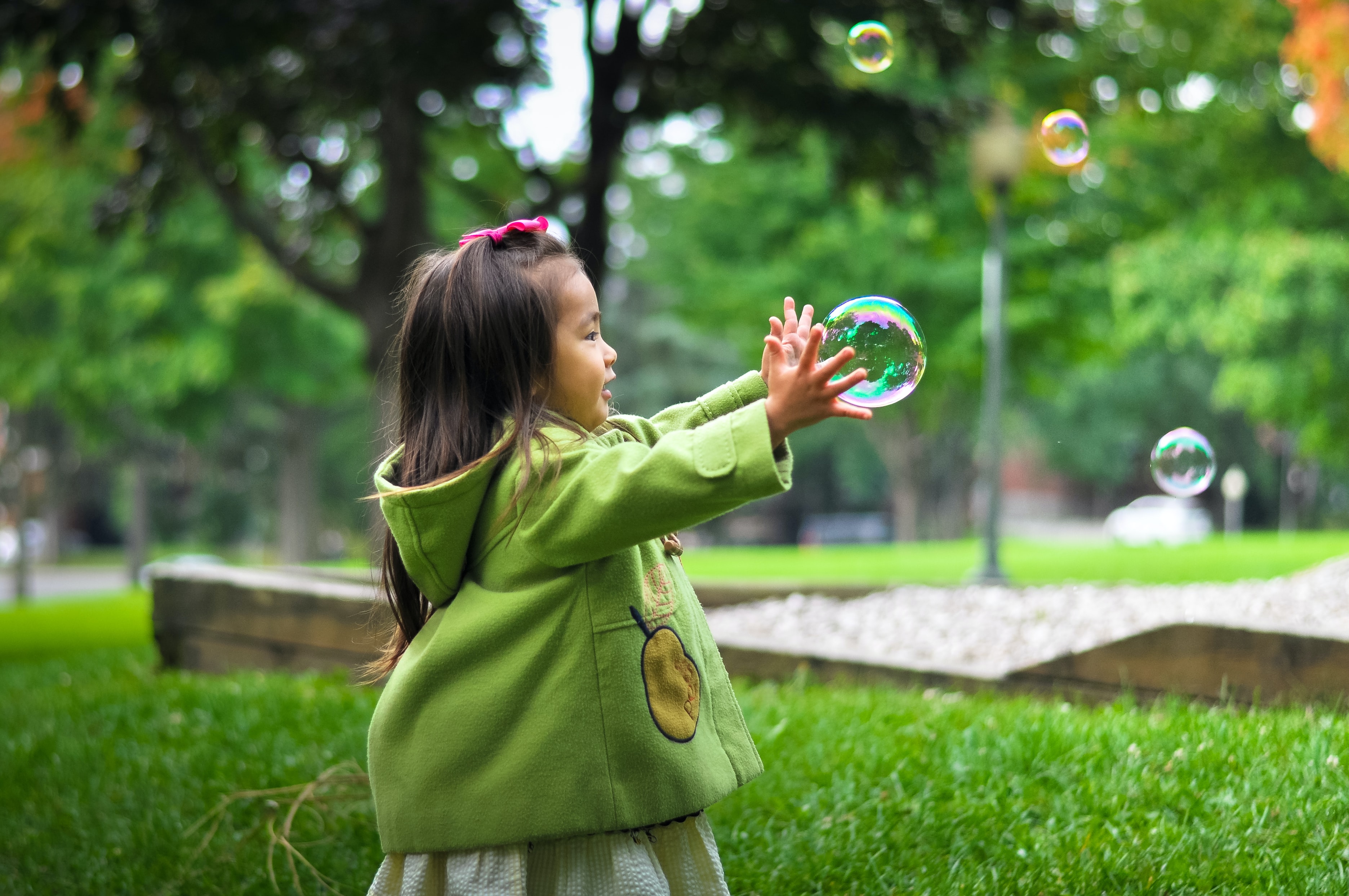 Child with a Bubble